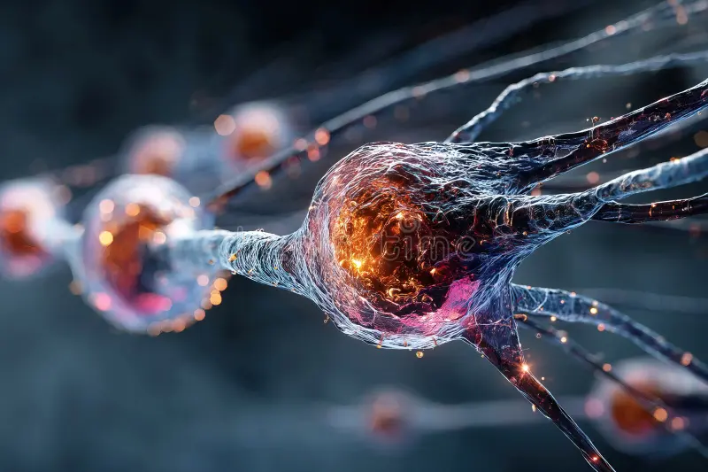 Illustration of cellular repair