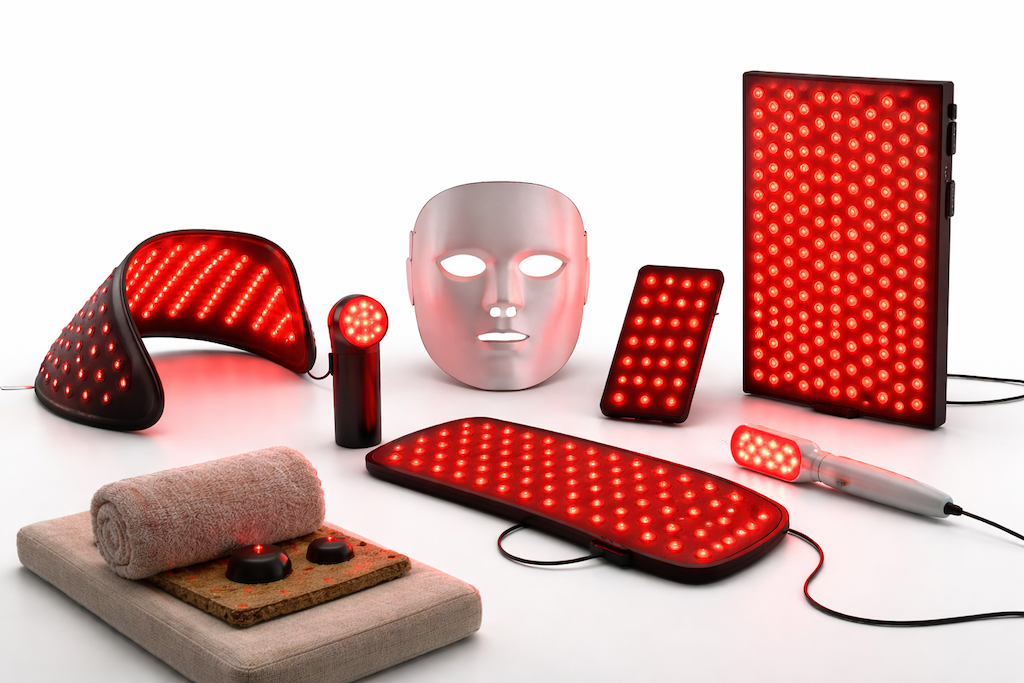 Collection of red light therapy devices